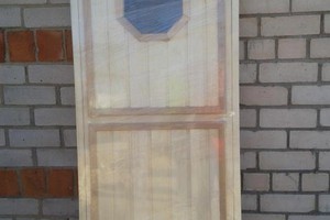 Дверь банная со стеклом 3